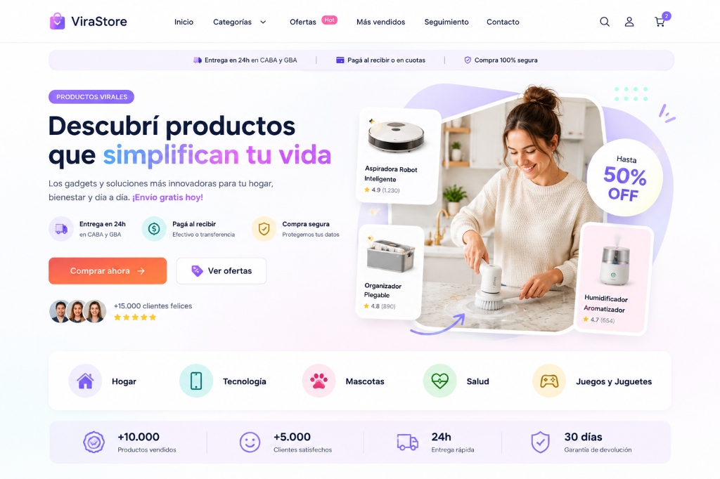 Productos virales y estilo de vida DistriShops